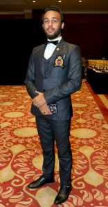 Niranjan Dev Singh in a Tuxedo